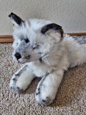 Douglas Arctic Fox White Plush Stuffed Animal Cuddle Toy Kit Polar Snow 14"